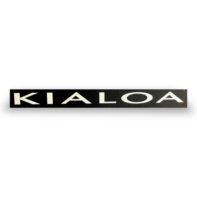Stretched KIALOA Logo Vinyl Stickers