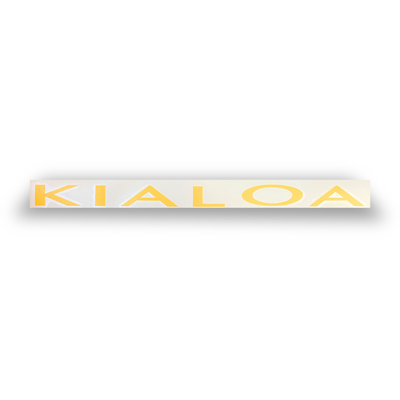 Stretched KIALOA Logo Vinyl Stickers