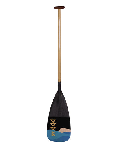 Biscuit Hybrid Outrigger Steering Paddle- Kaimana Hila Gold Graphic - Blemished