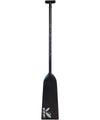 Kialoa Dragon Paddle Black with K logo Zen Carbon Adjustable Dragon Boat Paddle