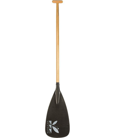 Kialoa Outrigger Paddles Black with KIALOA K / 45 Mirror Pond Hybrid Single Bend Steering Paddle