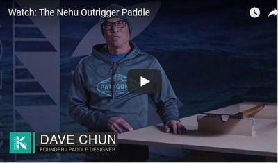 Kialoa Outrigger Paddles Nehu Hybrid Double Bend Outrigger Paddle