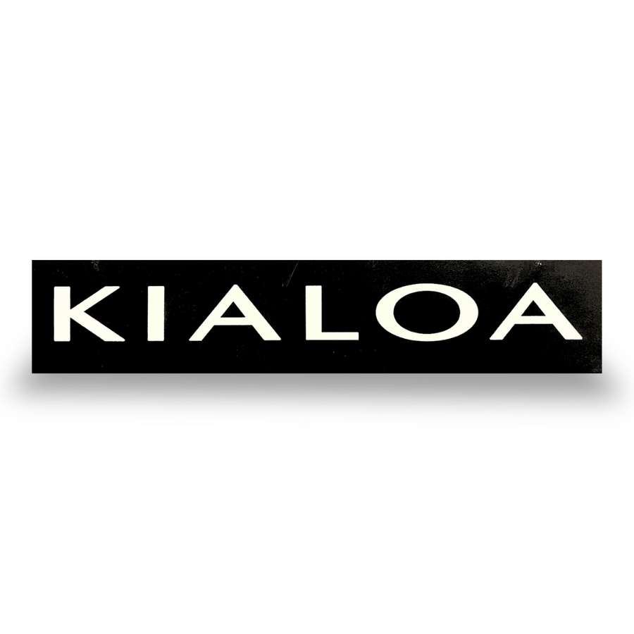 Stretched KIALOA Die Cut Decals