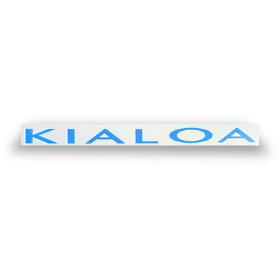 Stretched KIALOA Logo Vinyl Stickers
