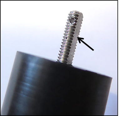 D-Shaped threaded cable end