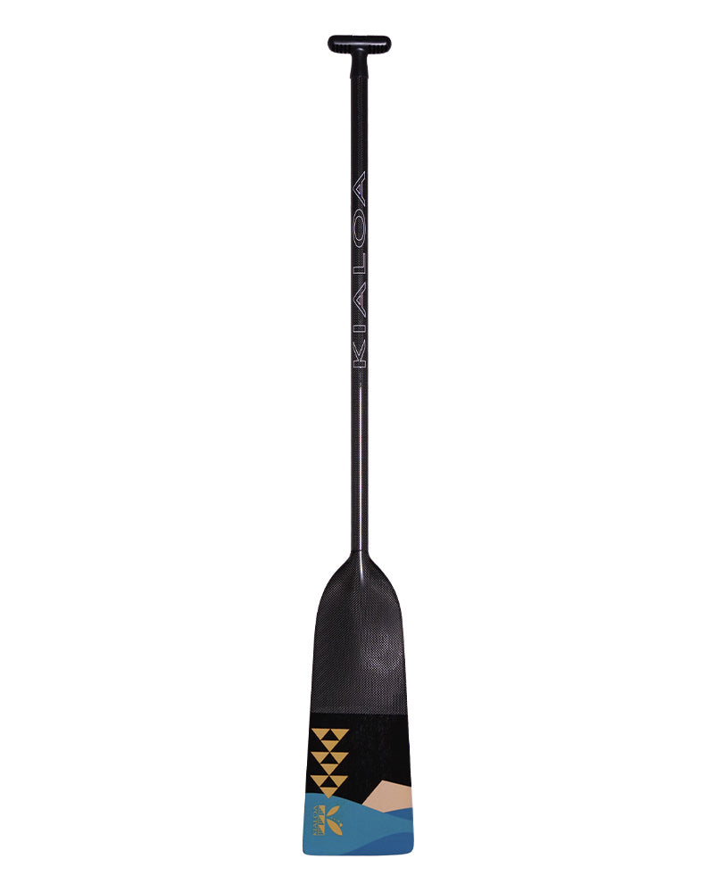 Zen Carbon Adjustable Dragon Boat Paddle- Kaimana Hila Gold - KIALOA