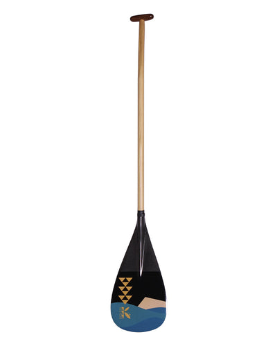 Nehu Hybrid Double Bend Outrigger Paddle-Kaimana Hila Gold Graphic