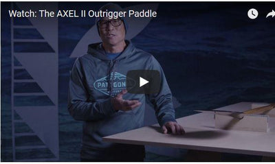 Kialoa Outrigger Paddles Axel II Hybrid Single Bend Outrigger Paddle