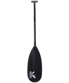 Kialoa Outrigger Paddles Black / 46 Hawaiki Carbon Double Bend Outrigger Steering Paddle