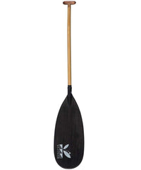 Paea Hybrid Double Bend Outrigger Paddle Black with Kialoa K / 49 by Kialoa