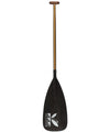 Kialoa Outrigger Paddles Black with K logo / 45 Foti Hybrid Outrigger Steering Paddle