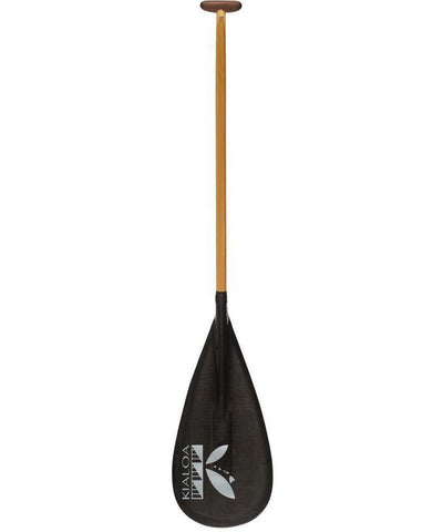Kialoa Outrigger Paddles Black with KIALOA K / 46 Teva Hoe Hybrid Double Bend Outrigger Paddle